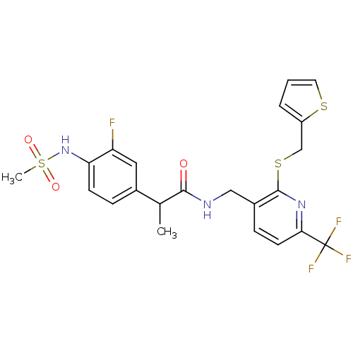Chemical structure of BindingDB Monomer ID 50442366