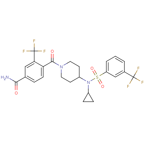 Chemical structure of BindingDB Monomer ID 50443607
