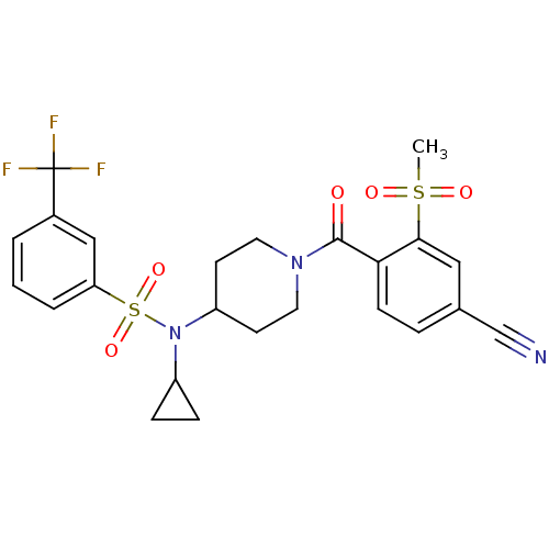 Chemical structure of BindingDB Monomer ID 50443614