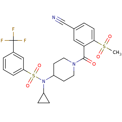Chemical structure of BindingDB Monomer ID 50443615