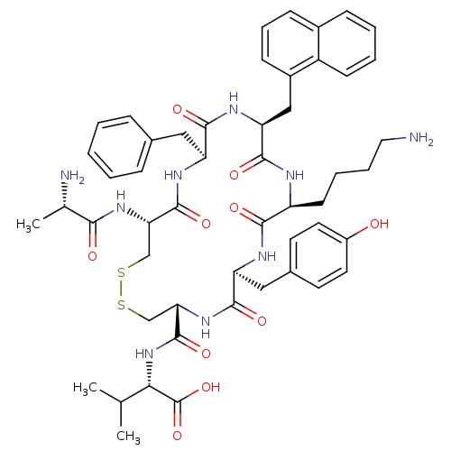 Chemical structure of BindingDB Monomer ID 50445382