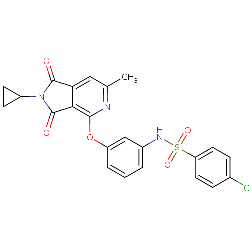 Chemical structure of BindingDB Monomer ID 50445498