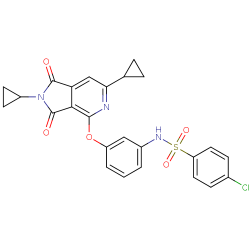 Chemical structure of BindingDB Monomer ID 50445500