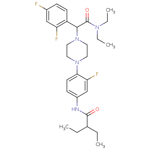 Chemical structure of BindingDB Monomer ID 50445638