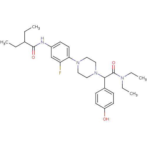 Chemical structure of BindingDB Monomer ID 50445640
