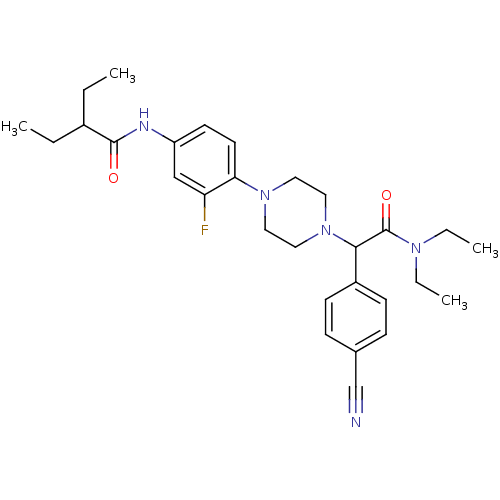 Chemical structure of BindingDB Monomer ID 50445644