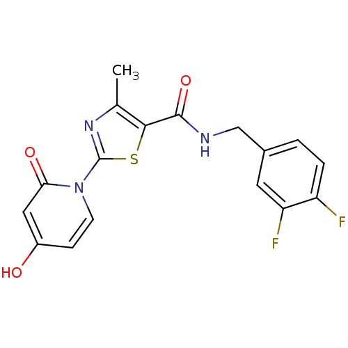 Chemical structure of BindingDB Monomer ID 50445728