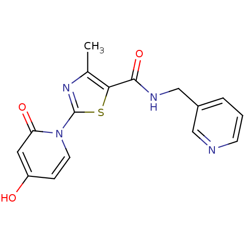Chemical structure of BindingDB Monomer ID 50445748