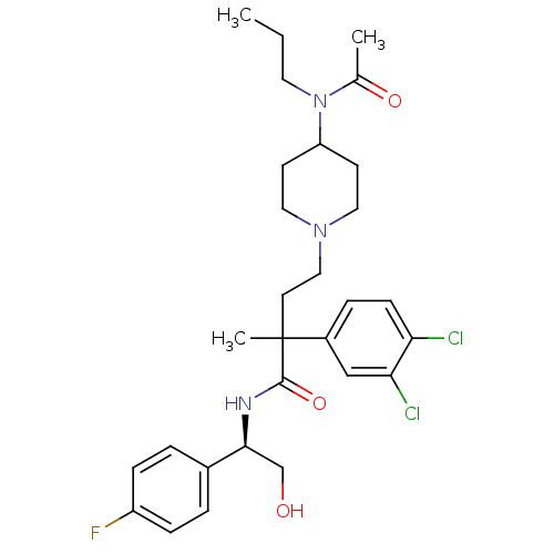 Chemical structure of BindingDB Monomer ID 50445819