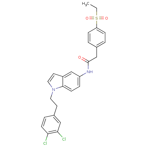 Chemical structure of BindingDB Monomer ID 50446282