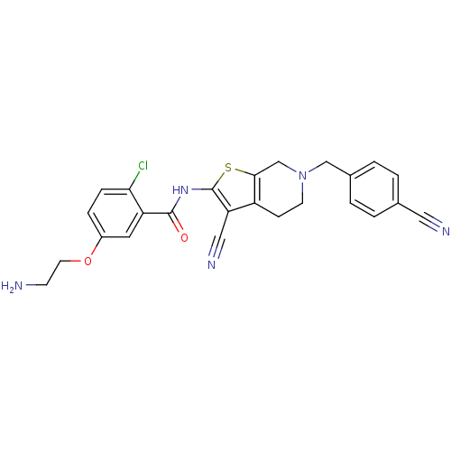 Chemical structure of BindingDB Monomer ID 50447040