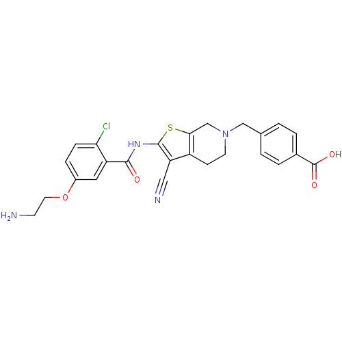Chemical structure of BindingDB Monomer ID 50447042