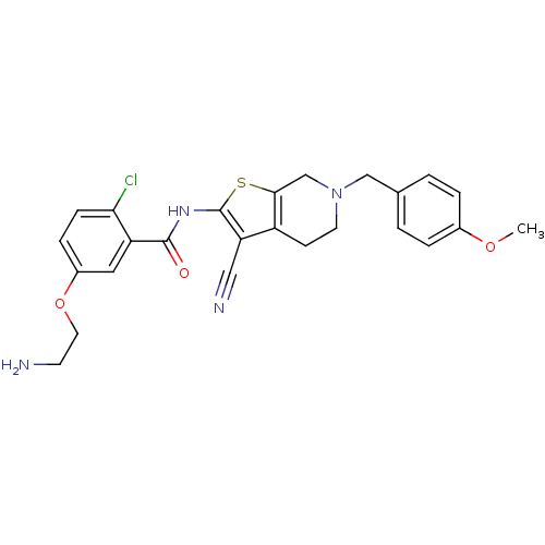 Chemical structure of BindingDB Monomer ID 50447043
