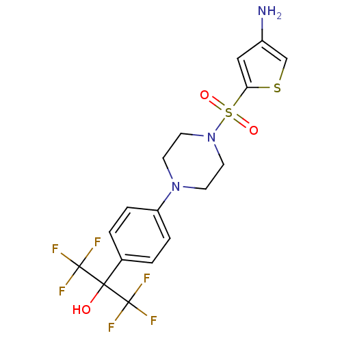Chemical structure of BindingDB Monomer ID 50447282