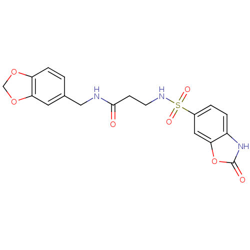 Chemical structure of BindingDB Monomer ID 50447447