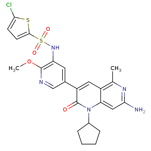 Chemical structure of BindingDB Monomer ID 50447626