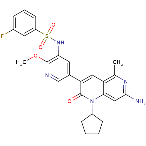 Chemical structure of BindingDB Monomer ID 50447627