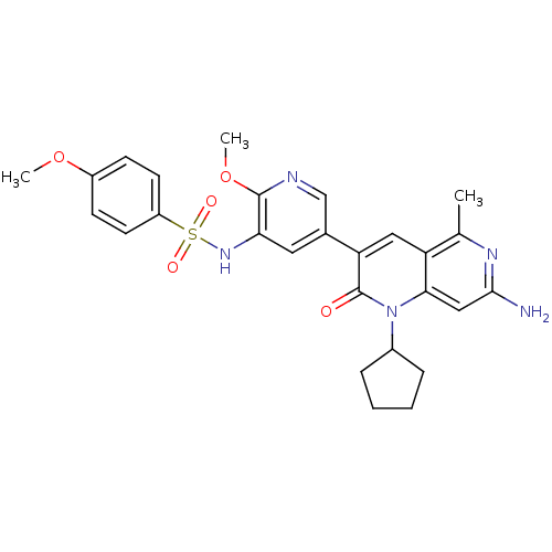 Chemical structure of BindingDB Monomer ID 50447631