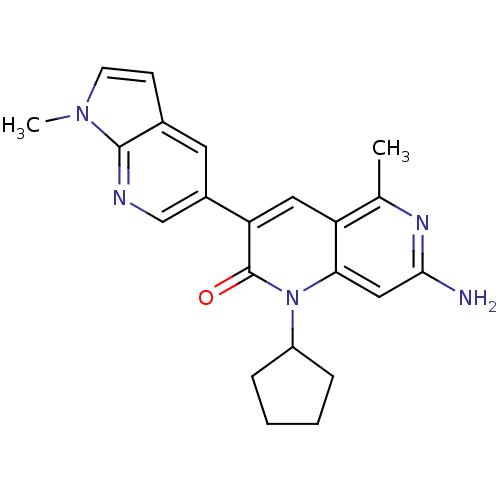 Chemical structure of BindingDB Monomer ID 50447639