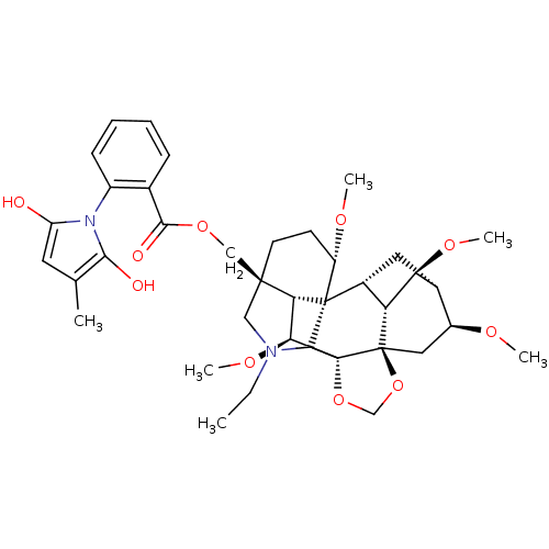 Chemical structure of BindingDB Monomer ID 50454436