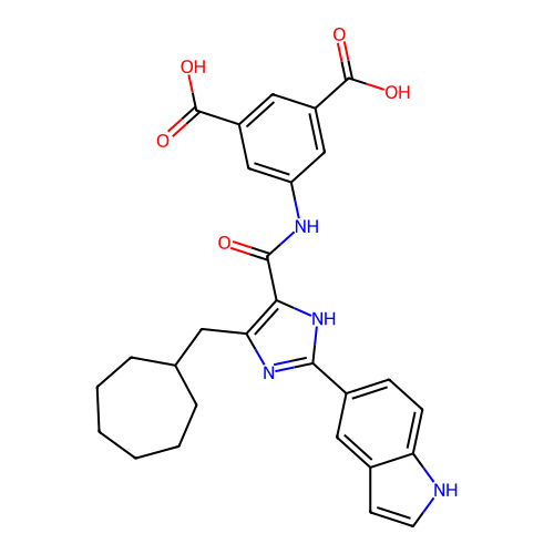 Chemical structure of BindingDB Monomer ID 50475517