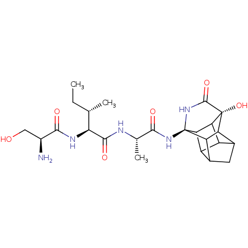 Chemical structure of BindingDB Monomer ID 50483622