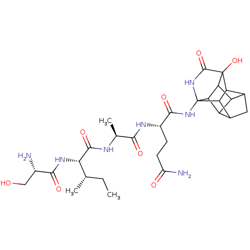 Chemical structure of BindingDB Monomer ID 50483625