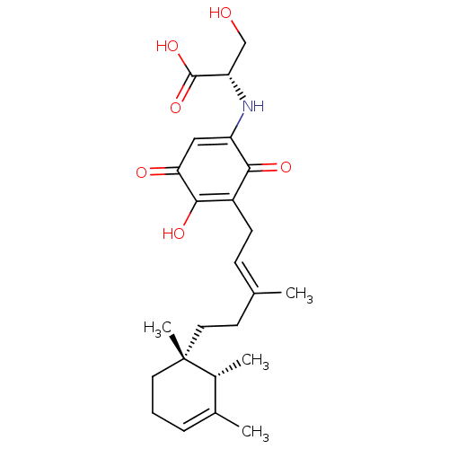 Chemical structure of BindingDB Monomer ID 50489219