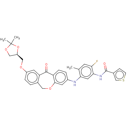 Chemical structure of BindingDB Monomer ID 50494261