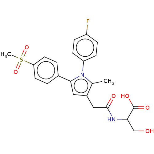 Chemical structure of BindingDB Monomer ID 50495262