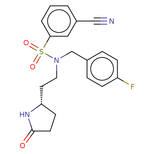 Chemical structure of BindingDB Monomer ID 50496412