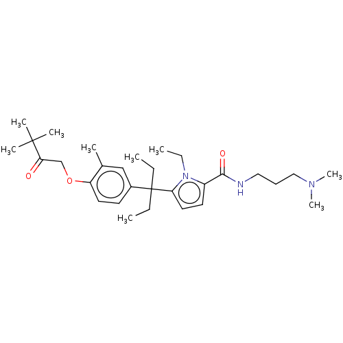 Chemical structure of BindingDB Monomer ID 50500282