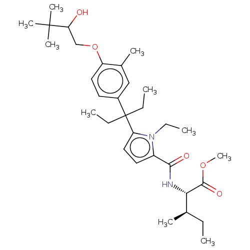 Chemical structure of BindingDB Monomer ID 50500283