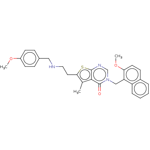 Chemical structure of BindingDB Monomer ID 50501427