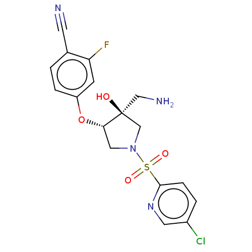Chemical structure of BindingDB Monomer ID 50505544