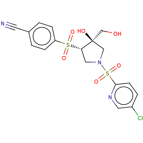 Chemical structure of BindingDB Monomer ID 50505549