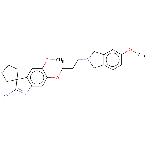 Chemical structure of BindingDB Monomer ID 50505585
