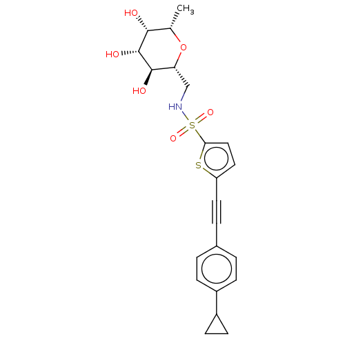 Chemical structure of BindingDB Monomer ID 50505597