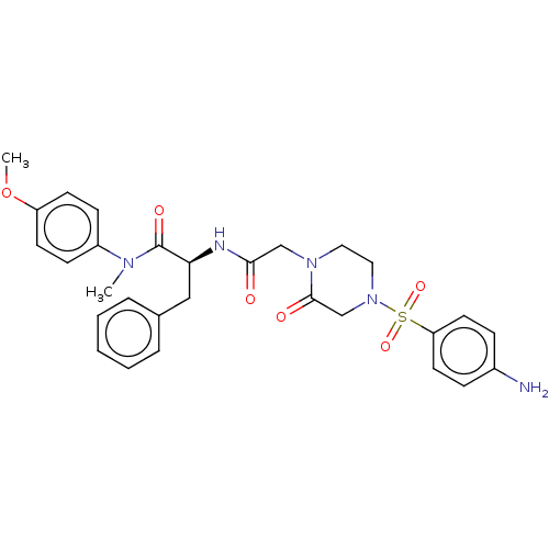 Chemical structure of BindingDB Monomer ID 50511740