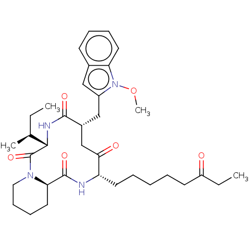 Chemical structure of BindingDB Monomer ID 50531374