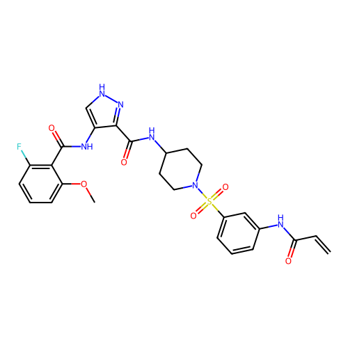 Chemical structure of BindingDB Monomer ID 50535523
