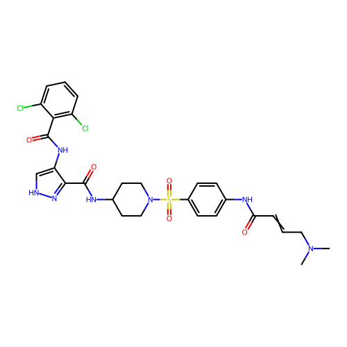 Chemical structure of BindingDB Monomer ID 50535546