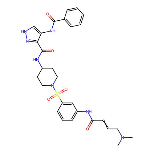 Chemical structure of BindingDB Monomer ID 50535571