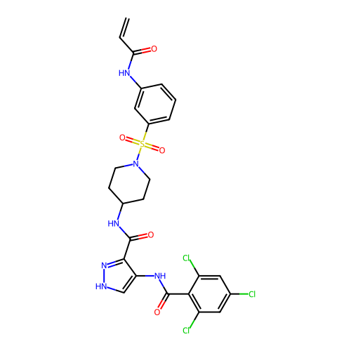 Chemical structure of BindingDB Monomer ID 50535574