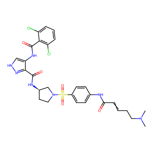 Chemical structure of BindingDB Monomer ID 50535582