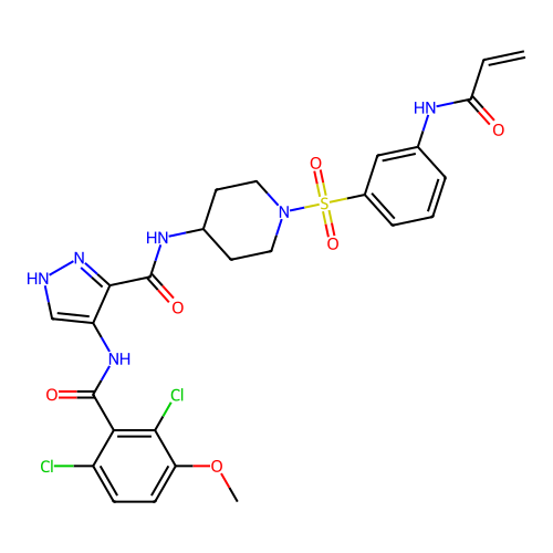 Chemical structure of BindingDB Monomer ID 50535590