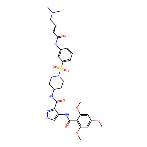 Chemical structure of BindingDB Monomer ID 50535607