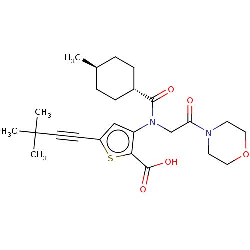 Chemical structure of BindingDB Monomer ID 50536234