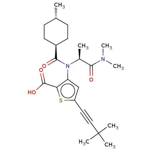 Chemical structure of BindingDB Monomer ID 50536237
