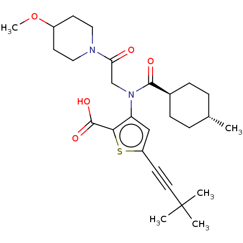 Chemical structure of BindingDB Monomer ID 50536239
